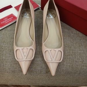 Valentino Women's Blush Patent Leather Heels